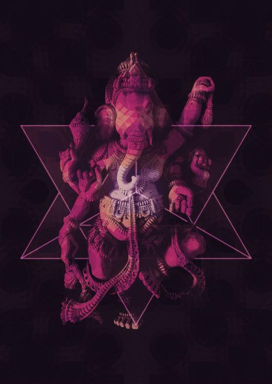 Product image: Ganesha Blessed Artwork